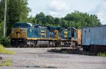 ED-8 backs their train into the Hill Yard 